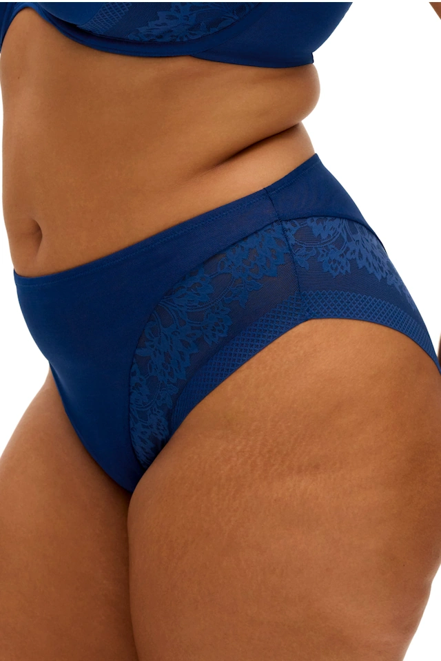 Elomi Nerina french navy figi high leg