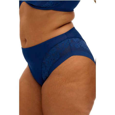 Elomi Nerina french navy figi high leg