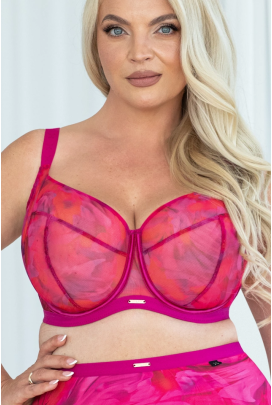 KrisLine Rosabella pink biustonosz fullcup soft