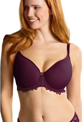 Panache Allure plum biustonosz spacer