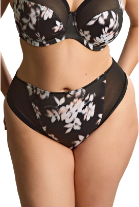 Sculptresse by Panache Bliss black floral figi brazyliany