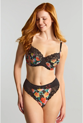 Panache Envy black rose biustonosz soft full cup