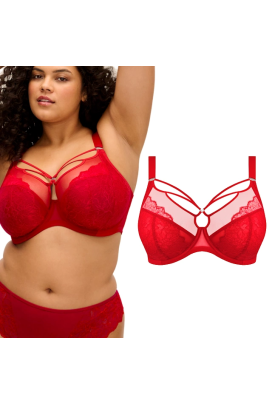 Elomi Brianna haute red biustonosz soft plunge
