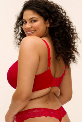 Elomi Brianna haute red biustonosz soft plunge