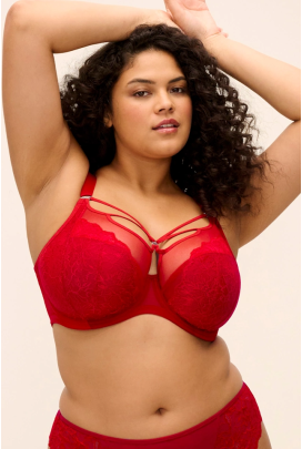 Elomi Brianna haute red biustonosz soft plunge
