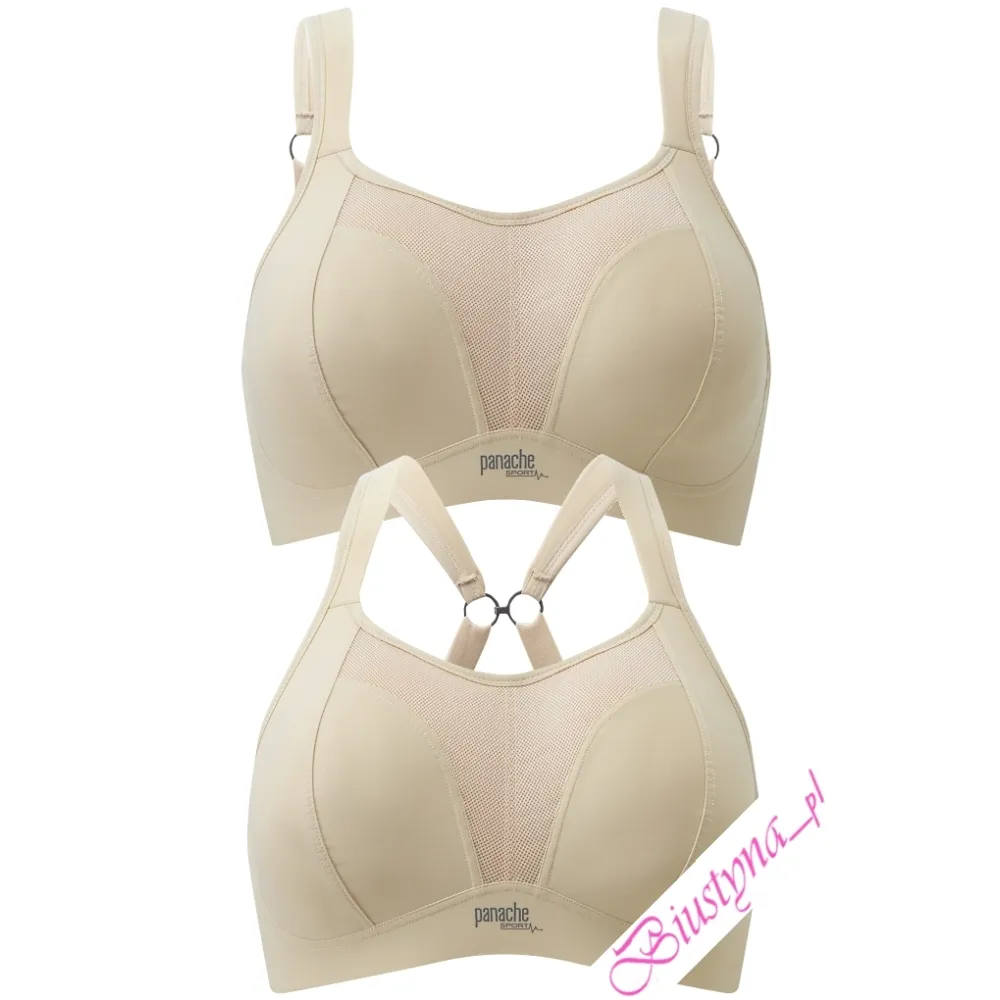 Panache Sport latte biustonosz bez fiszbin