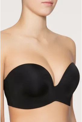 Wonderbra Perfect Body Ultimate strapless biustonosz czarny